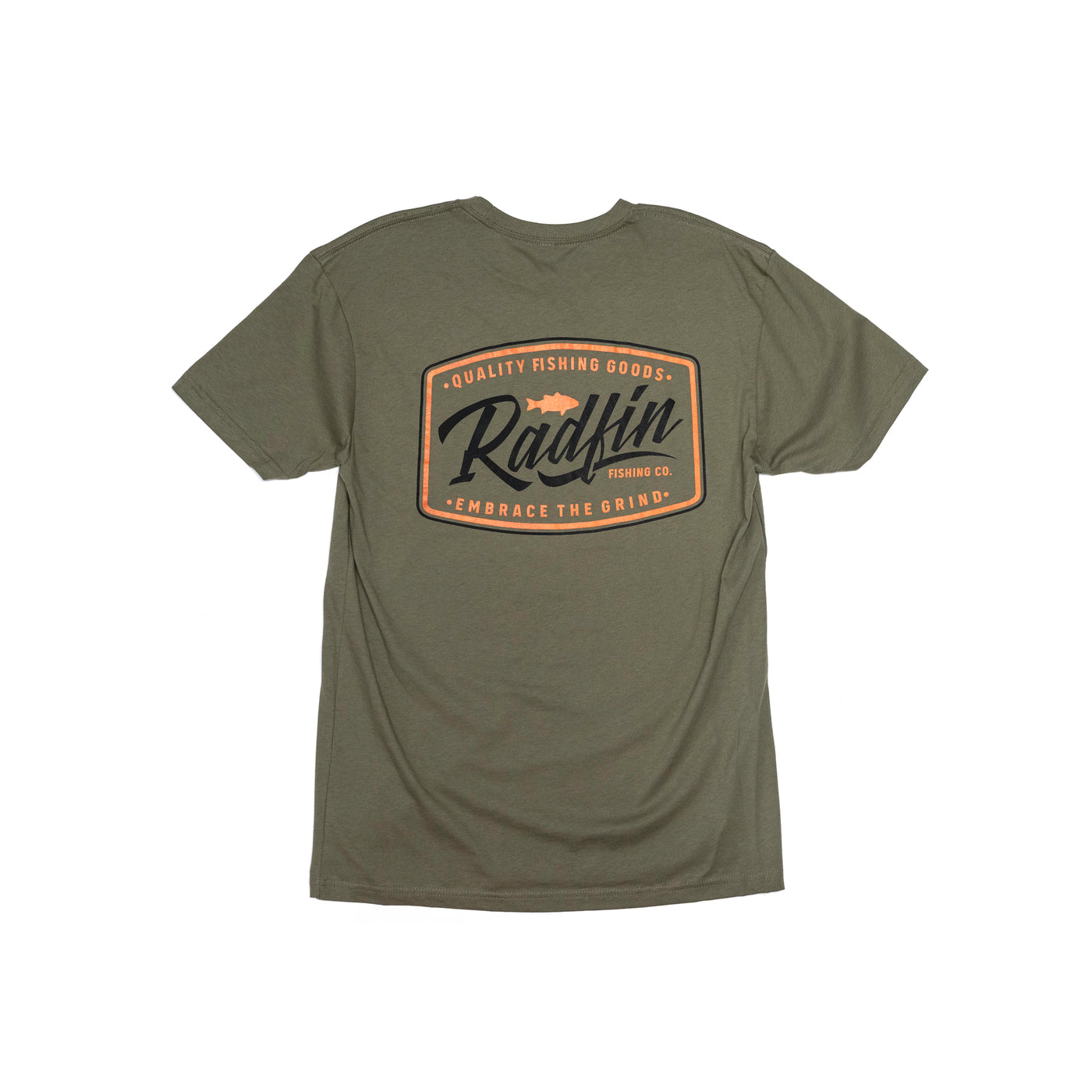 Redfin Print Olive T-Shirt